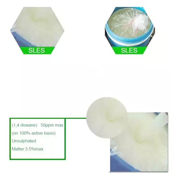 SLES 70% Sodium Lauryl Ether Sulphate Surfactant Detergent AES 70 SLES Chemical Price CAS 68585-34-2