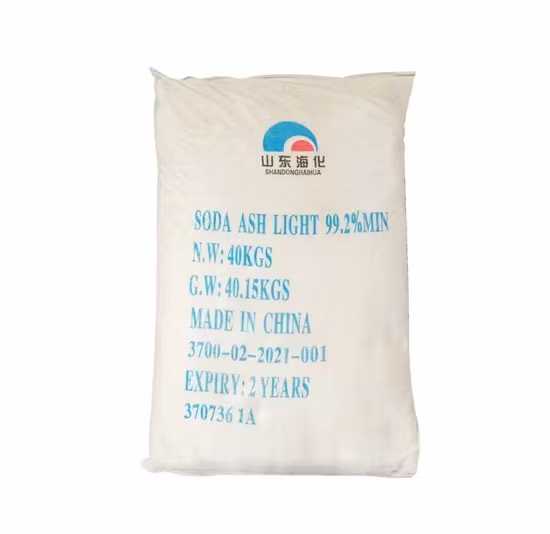 Carbonato de sodio de ceniza de sosa de venta caliente Directo de fábrica 99.2% Precio Carbonato de sodio