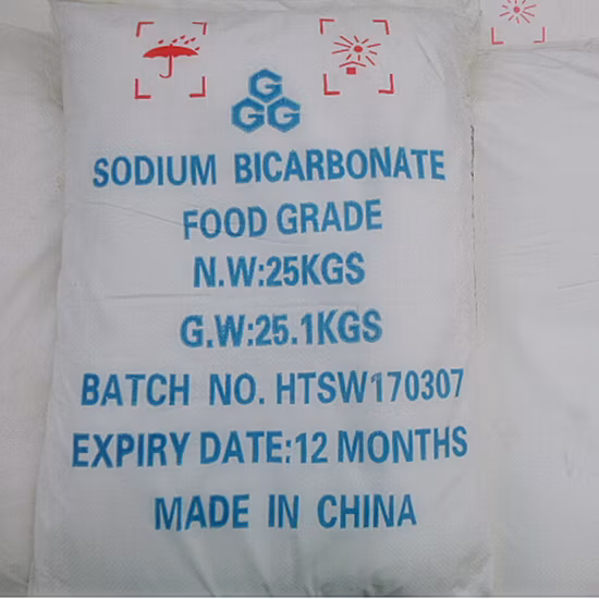 Bicarbonato de sodio de pureza del 99 % para la neutralización de ácidos y bases