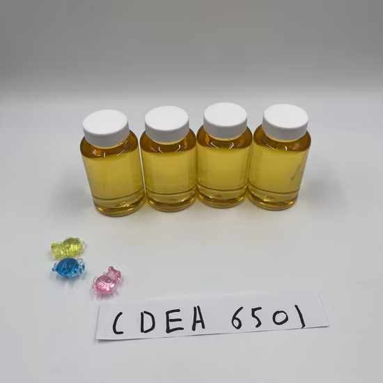 Detergente Cdea 6501 Coco Dietanolamida/Cocamide Cdea 6501 Sustancia química líquida amarilla con número CAS 68603-42-9