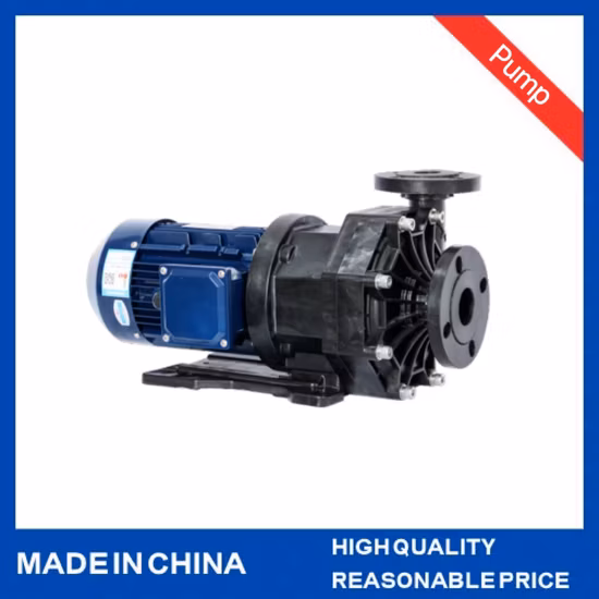 Bomba dosificadora Bomba de plástico centrífuga sumergida vertical química para equipos industriales